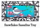 Spring Chickadee Sassafras Mat - 10 x 22 Insert Doormat