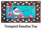 Spring Chickadee Sassafras Mat - 10 x 22 Insert Doormat