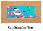 Spring Chickadee Sassafras Mat - 10 x 22 Insert Doormat