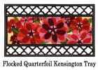 Spring Floral Flower Pot Kensington Switch Insert Mat - 9 x 28