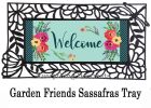 Spring Floral Welcome Sassafras Mat - 10 x 22 Insert Doormat