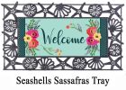 Spring Floral Welcome Sassafras Mat - 10 x 22 Insert Doormat