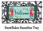 Spring Floral Welcome Sassafras Mat - 10 x 22 Insert Doormat