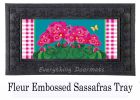 Spring Geraniums Sassafras Mat - 10x22 Insert Doormat