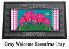 Spring Geraniums Sassafras Mat - 10x22 Insert Doormat