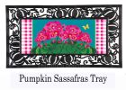 Spring Geraniums Sassafras Mat - 10x22 Insert Doormat