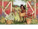 Indoor & Outdoor Spring on the Farm Insert Doormat - 18x30