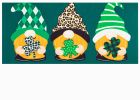 St Patrick's Patterned Gnomes Sassafras Switch Mat - 10 x 22 Insert Doormat