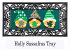 St Patrick's Patterned Gnomes Sassafras Switch Mat - 10 x 22 Insert Doormat
