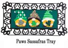 St Patrick's Patterned Gnomes Sassafras Switch Mat - 10 x 22 Insert Doormat