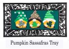 St Patrick's Patterned Gnomes Sassafras Switch Mat - 10 x 22 Insert Doormat