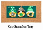 St Patrick's Patterned Gnomes Sassafras Switch Mat - 10 x 22 Insert Doormat