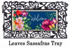 Sassafras Summer Floral Switch Mat - 10 x 22 Insert Doormat