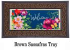 Sassafras Summer Floral Switch Mat - 10 x 22 Insert Doormat