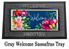 Sassafras Summer Floral Switch Mat - 10 x 22 Insert Doormat