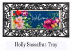 Sassafras Summer Floral Switch Mat - 10 x 22 Insert Doormat