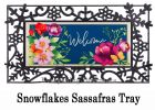 Sassafras Summer Floral Switch Mat - 10 x 22 Insert Doormat