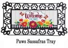 Summer Floral with Butterflies Sassafras Mat - 10x22 Insert Doormat