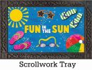 Indoor & Outdoor Summeritme Fun MatMate Doormat-18x30