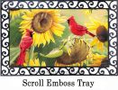 Sunflower Cardinal Indoor & Outdoor MatMates Insert Doormat - 18 x 30