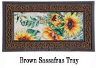 Sassafras Sunflower Fields Mat - 10 x 22 Insert Doormat