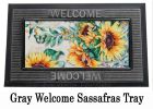 Sassafras Sunflower Fields Mat - 10 x 22 Insert Doormat