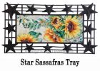 Sassafras Sunflower Fields Mat - 10 x 22 Insert Doormat