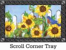 Sunflower Gate Indoor & Outdoor Matmate Insert Doormat - 18 x 30