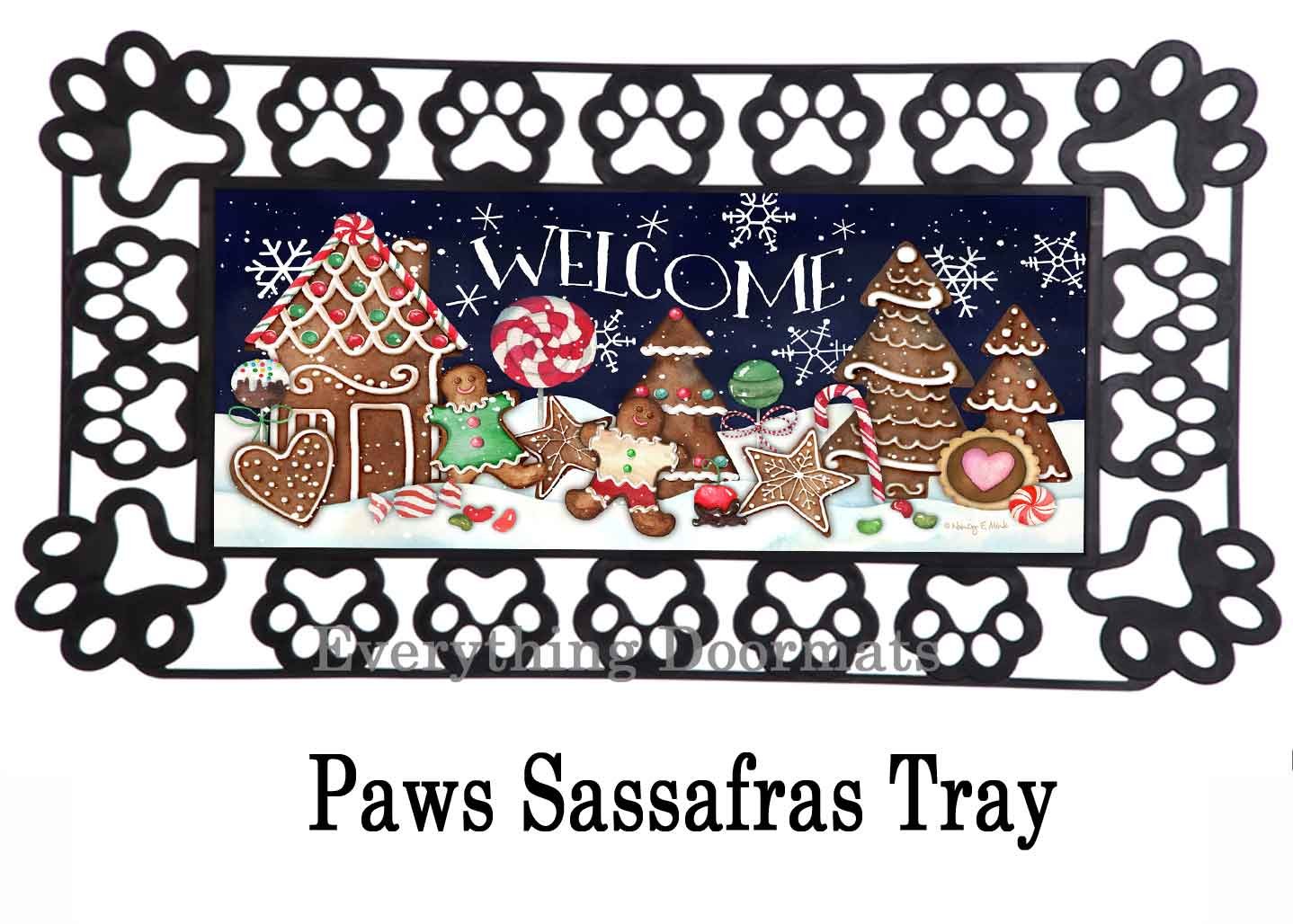 Sweet Christmas Sassafras Mat 10 x 22 Insert Doormat