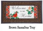 Tartan Welcome Sassafras Mat - 10 x 22 Insert Doormat