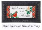 Tartan Welcome Sassafras Mat - 10 x 22 Insert Doormat