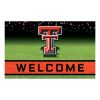 Texas Tech  University Flocked Rubber Doormat - 18 x 30