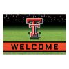 Texas Tech  University Flocked Rubber Doormat - 18 x 30