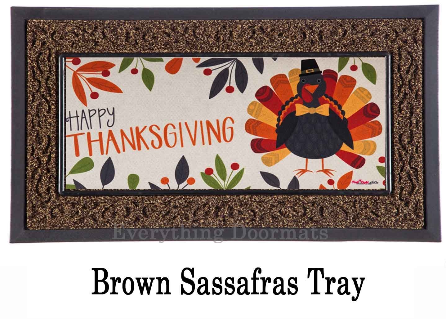 Sassafras Thanksgiving Turkey Switch Mat 10 X 22 Doormat