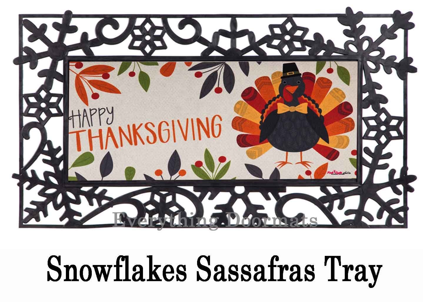 Sassafras Thanksgiving Turkey Switch Mat 10 x 22 Doormat
