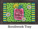 Indoor & Outdoor South Happy Place Insert Doormat-18x30