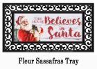 This House Believes in Santa Sassafras Mat - 10 x 22 Insert Doormat