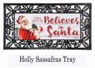 This House Believes in Santa Sassafras Mat - 10 x 22 Insert Doormat