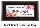 Sassafras This is US Floral Switch Mat - 10 x 22 Insert Doormat