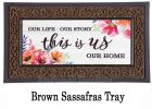 Sassafras This is US Floral Switch Mat - 10 x 22 Insert Doormat