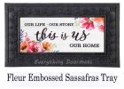 Sassafras This is US Floral Switch Mat - 10 x 22 Insert Doormat