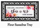 Sassafras This is US Floral Switch Mat - 10 x 22 Insert Doormat