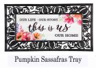 Sassafras This is US Floral Switch Mat - 10 x 22 Insert Doormat