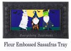 Trick or Treat Gnomes Sassafras Mat - 10 x 22 Insert Doormat