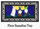 Trick or Treat Gnomes Sassafras Mat - 10 x 22 Insert Doormat