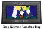 Trick or Treat Gnomes Sassafras Mat - 10 x 22 Insert Doormat