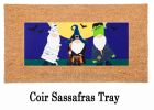 Trick or Treat Gnomes Sassafras Mat - 10 x 22 Insert Doormat