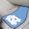 UNC Tar Heels Mascot 2pc Carpet Car Mat Set - Nylon & Vinyl