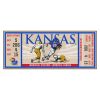 Kansas Jayhawks Ticket Runner Mat - 29.5 x 72