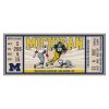 Michigan Wolverines Ticket Runner Mat - 29.5 x 72